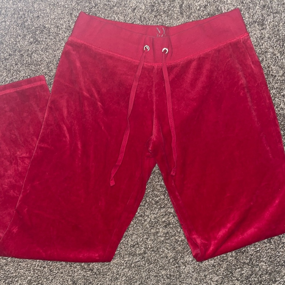 Vintage Pink Velour Track Pants